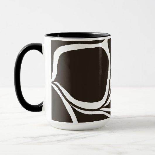 Florale Illustration Tasse (Links)