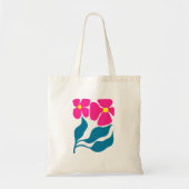 Florale Illustration Tragetasche (Vorne)