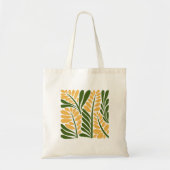 Florale Illustration Tragetasche (Vorne)
