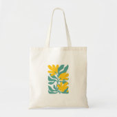 Florale Illustration Tragetasche (Vorne)