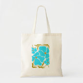 Florale Illustration Tragetasche (Vorne)