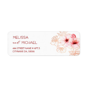 Florale Kirschblüten Rosa Weiß Hochzeit