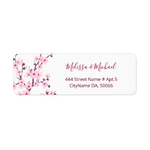 Florale Kirschblüten Rosa Weiß    Hochzeit