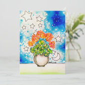 Florale Kunst Einladung (Stehend Vorderseite)