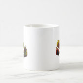 florale Kunstblätter Kaffeetasse (Mittel)