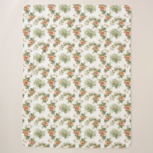 Florale-Kuscheldecke – Sanfte Herbstblume Sherpadecke