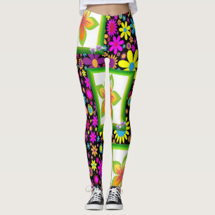 florale Leggings