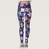 Florale Leggings (Vorderseite)