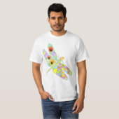 Florale Libelle T-Shirt (Vorne ganz)