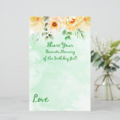 Florale Lieblingsgedächtnis des Geburtstagskarlche (Stehend Vorderseite)