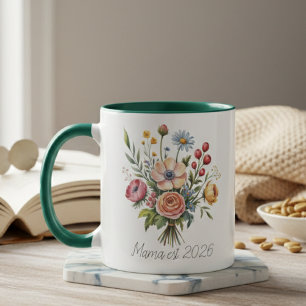 Florale Mama Est Botanische Weibliche Ästhetik Tasse