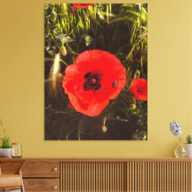 Florale Mohn-Träumerin – Botanische Fantasy-Kunst 
