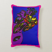 Florale Nymphe Dekokissen (Rückseite(Vertikal))
