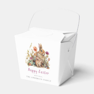 Florale Osterhasen Geschenkschachtel