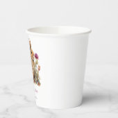 Florale Osterhasen Pappbecher (Links)