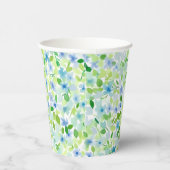Florale Party in zarten Pastelltönen Pappbecher (Rechts)