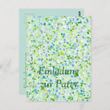 Florale Party in zarten  Pastelltönen