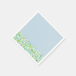 Florale Party in zarten  Pastelltönen Serviette