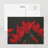 Florale Postkarte "Cycalman" (Vorne/Hinten)