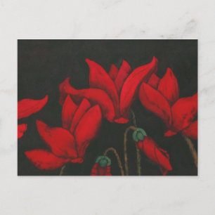 Florale Postkarte "Cycalman"