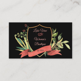 florale Rahmen-Visitenkarte Visitenkarte