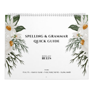 Florale Rechtschreibvorschriften für Boss Ladys un Kalender