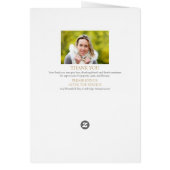 florale Reihenfolge des Beerdigungsprogramms (Hinten)