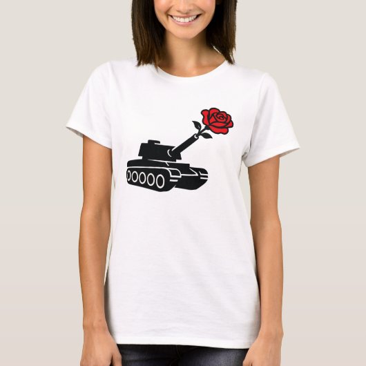 Florale Rose tank Anti-War-Pazifismus (Vorderseite)