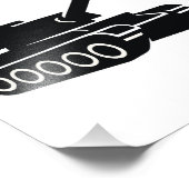 Florale Rose tank Anti-War-Pazifismus Fotodruck (Ecke)