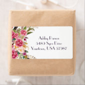 Florale Rücksendeadresse (Insitu)