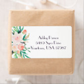 Florale Rücksendeadresse (Insitu)