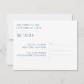 Florale Save-the-Date-Karten (Rückseite)