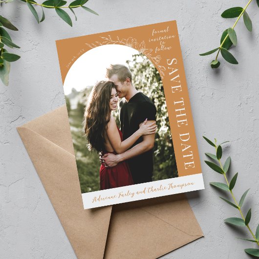 Florale Schlichtheit 1 Aprikosen Orange Save The D Date