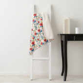 Florale Sherpa-Decke Sherpadecke (Beispiel)