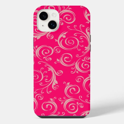 Florale Spirale iPhone Hülle (Rückseite)