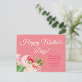 Florale Sprichwörter 31 Muttertag Postkarte (Stehend Vorderseite)