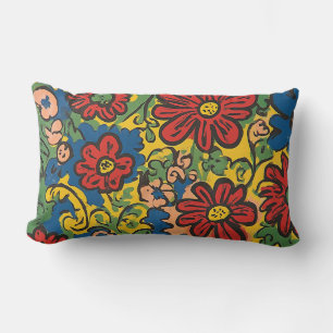 Florale Symphonie Lendenkissen