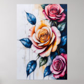 Florale Symphonie Poster (Vorne)