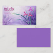 florale Telefonkarte Telefonnummerkarte (Vorne/Hinten)