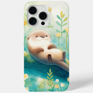 Florale Träume und Zweige Otter Cozy Escape Case-Mate iPhone Hülle