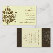 Florale Visitenkarte (Vorne/Hinten)