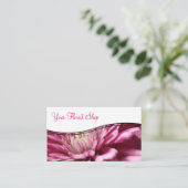 Florale Visitenkarten Visitenkarte (Stehend Vorderseite)