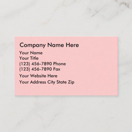 Florale Visitenkarten Visitenkarte (Rückseite)