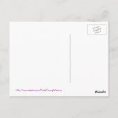 Florale Vorderseite Veranda Postkarte (Rückseite)