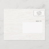 Florale Wälder Änderung der Adresse Postkarte (Rückseite)