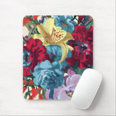 Florale Watercolor Monogram Delight Mousepad (Mit Mouse)