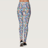 floraler Drache Leggings (Rückseite)