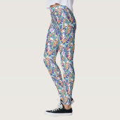 floraler Drache Leggings (Links)