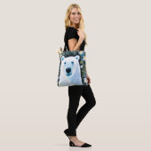 Floraler Eisbär Tasche (Am Model)