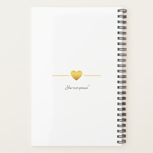 Floraler Foto Planer (Rückseite)